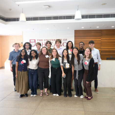 India Summer Fellows 2026 at the UChicago Center in Delhi reception.